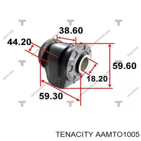 Сайлентблок переднего рычага AAMTO1005 Tenacity