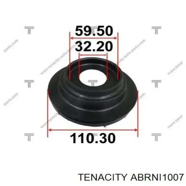 Опорный подшипник амортизатора ABRNI1007 Tenacity