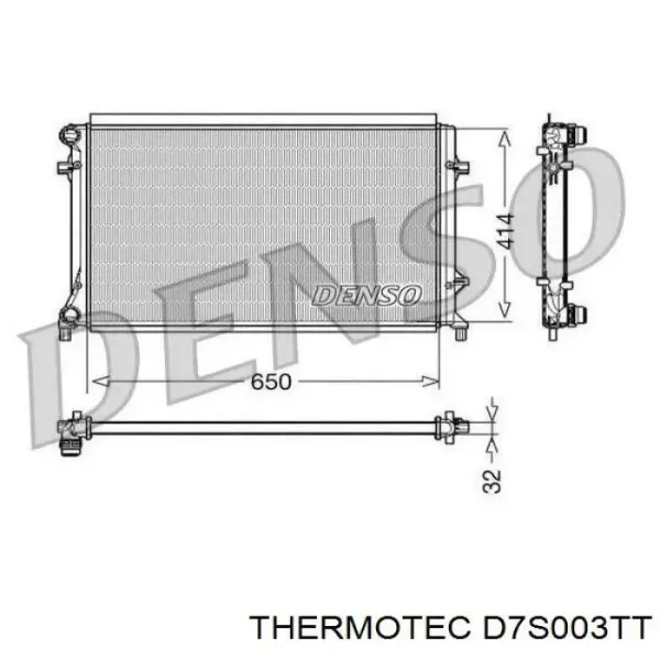 Радиатор D7S003TT Thermotec