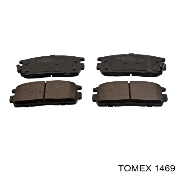 Задние тормозные колодки 1469 Tomex