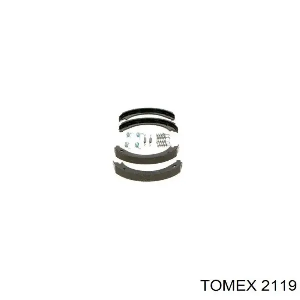 Колодки ручника 2119 Tomex