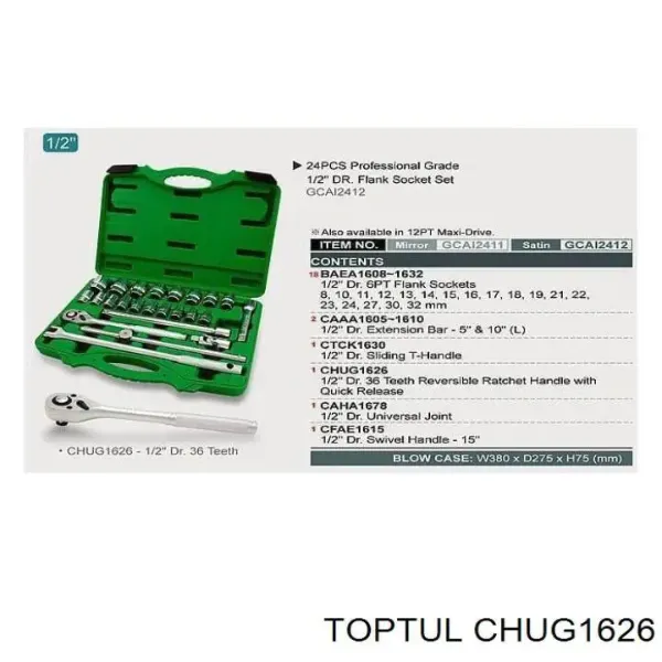 CHUG1626 Toptul