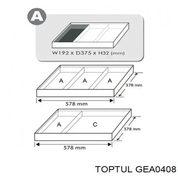  GEA0408 Toptul