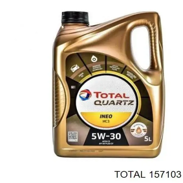 Моторное масло 157103 Total