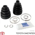 Пыльники шрусов TOYOTA 0442747010
