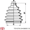 Пыльник ШРУСа наружный TOYOTA 0443805110