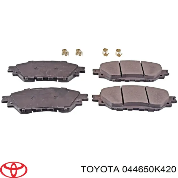 Передние тормозные колодки 044650K420 Toyota