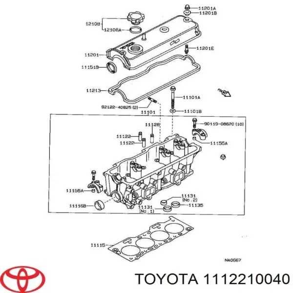 Направляющая клапана JTOY003GS0 AMP/Paradowscy