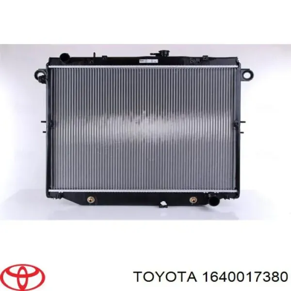 Радиатор 1640017380 Toyota