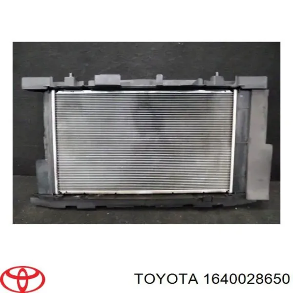 164000D440 Toyota Радиатор охлаждения двигателя