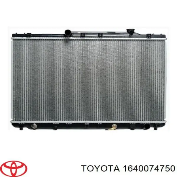 Радиатор 1640074750 Toyota