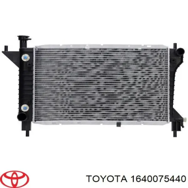 16400-75440 Toyota Радиатор охлаждения двигателя