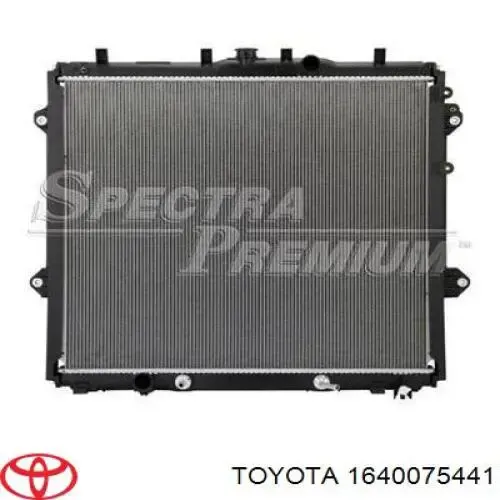 1640075441 Toyota Радиатор охлаждения двигателя