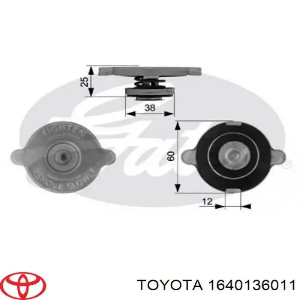 Крышка/пробка радиатора Mitsubishi Lancer III седан (C1A,C6A) (1983 - 1990) цена, от 4.75 USD