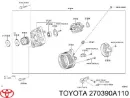 Крышка генератора задняя TOYOTA 270390N060