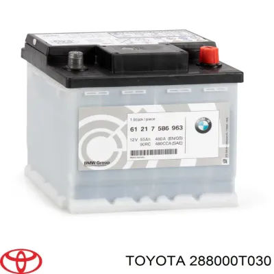 Аккумуляторная батарея Тойота 53 А/ч 12 В (288000T030)