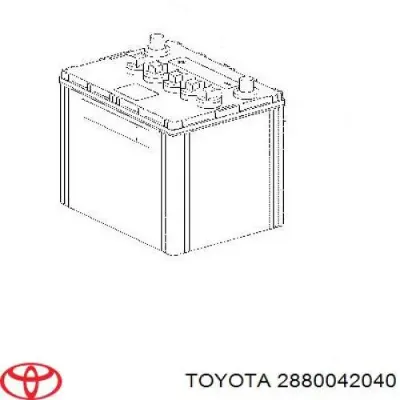 Аккумуляторная батарея Тойота 65 А/ч 12 В (2880042040)