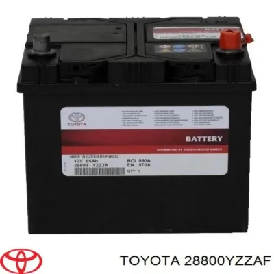 Автоаккумулятор Тойота 60 А/ч 12 В (28800YZZAF)