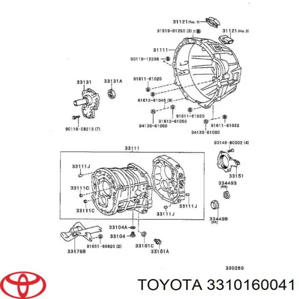  3310160041 Toyota