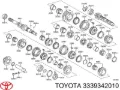 Муфта синхронизатора, наружная обойма 5-й передачи TOYOTA 3339312022