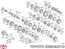 Муфта синхронизатора, наружная обойма 5-й передачи TOYOTA 3339312022