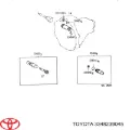 Шестерня спидометра ведущая Toyota Hilux N