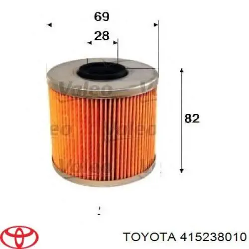 Купить 415238010 Toyota Фильтр центробежный очистки масла