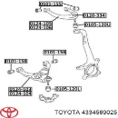 Пыльник опоры шаровой нижней TOYOTA 4334569025 Пыльник опоры шаровой нижней TOYOTA 4334569025