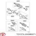 Полуось передняя Toyota Land Cruiser J200