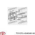 Правая полуось Toyota Previa ACR3