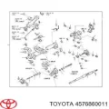 Втулка рулевой колонки TOYOTA 4576860010