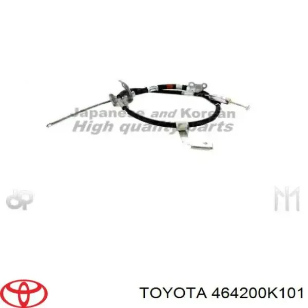 Трос стояночного тормоза TOYOTA HILUX KUN2# 05- RH