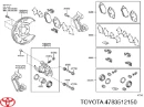 Направляющая суппорта заднего TOYOTA 4783512150