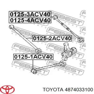 Тяга поперечная задней подвески TOYOTA 4874033100