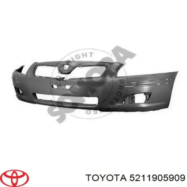 Бампер на авто Toyota Avensis II седан (T25) (2003 - 2008) цена, от