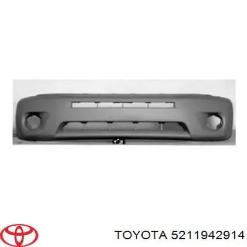 Передний бампер 5211942914 Toyota