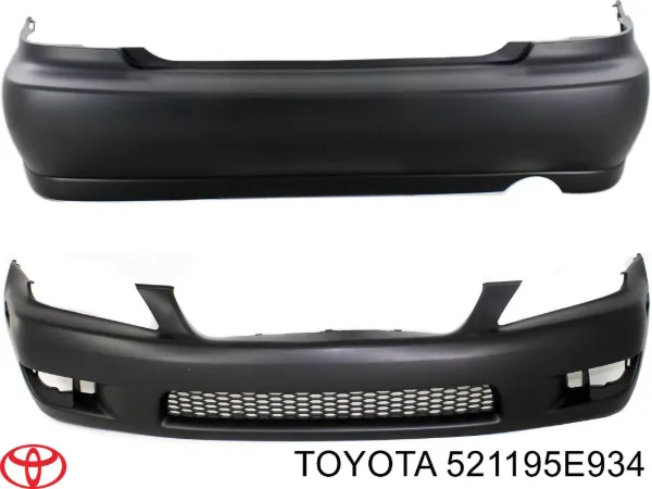 Передний бампер 521195E934 Toyota