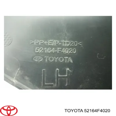 Накладка бампера заднего левая TOYOTA 52164F4020