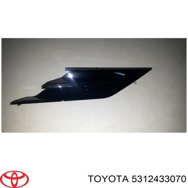 Молдинг решетки радиатора левый 5312433070 Toyota
