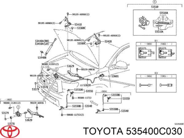  535400C030 Toyota