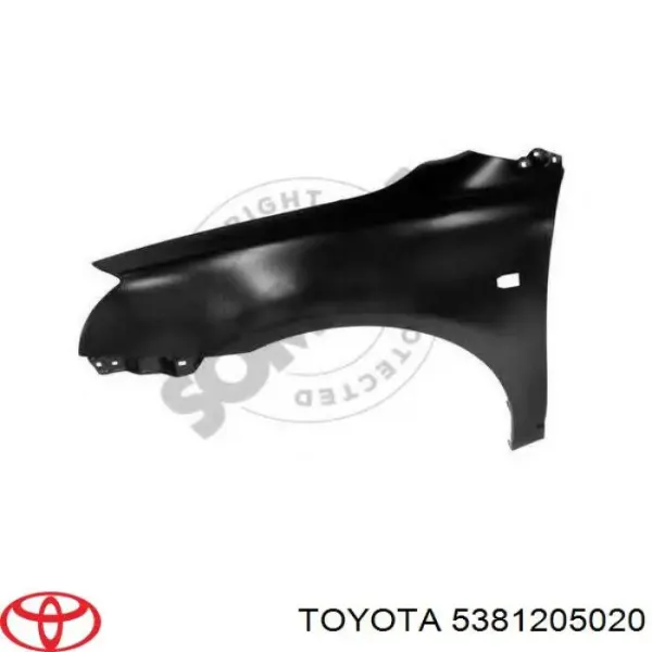 Крыло переднее левое Toyota Avensis II седан (T25) (2003 - 2008) цена, от