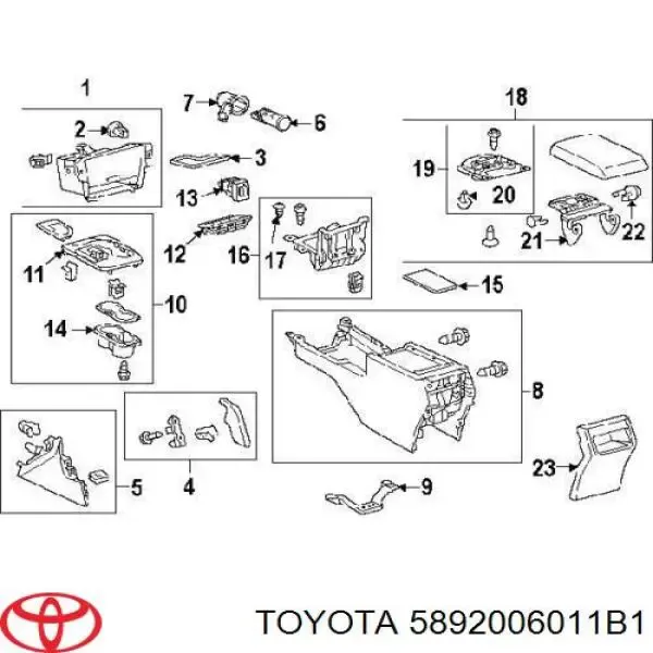  5892006011B1 Toyota