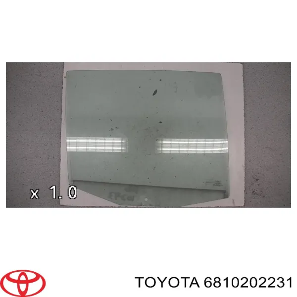 Стекло двери передней левой GS7016D303 XYG