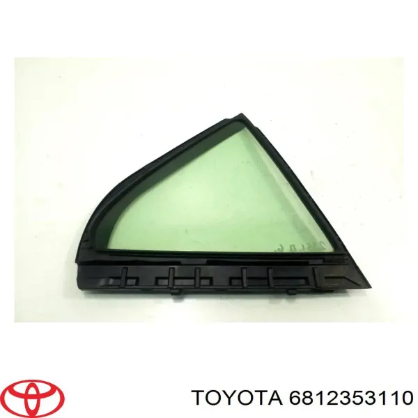 Стекло-форточка двери задней правой 6812353110 Toyota