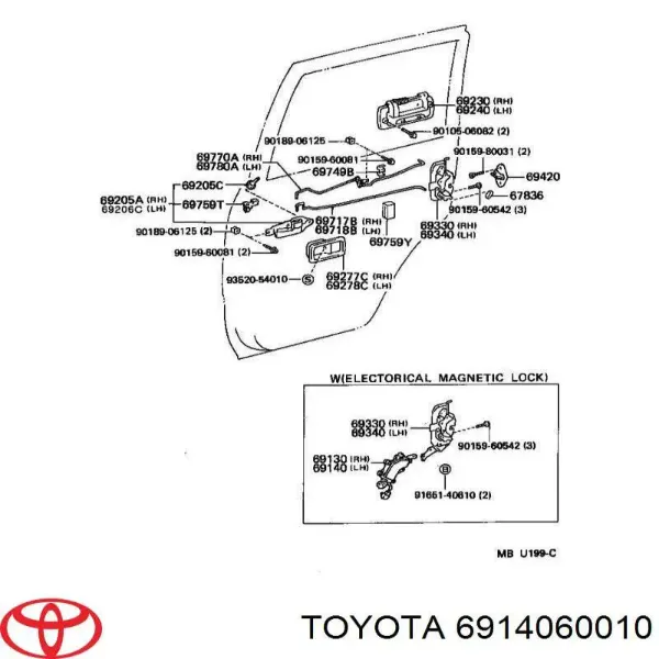  6914060010 Toyota