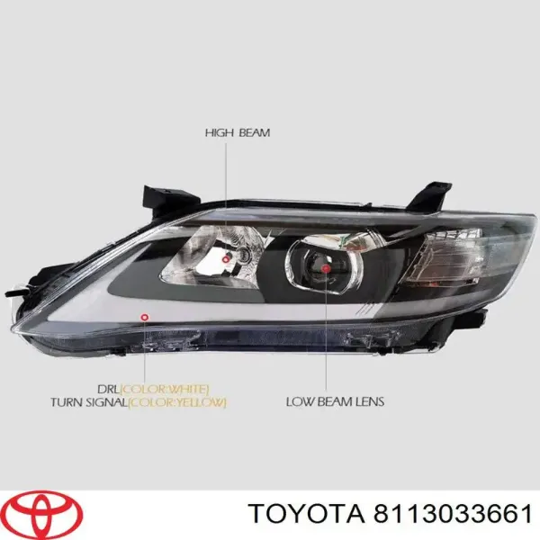 Правая фара ZTY1109R Signeda