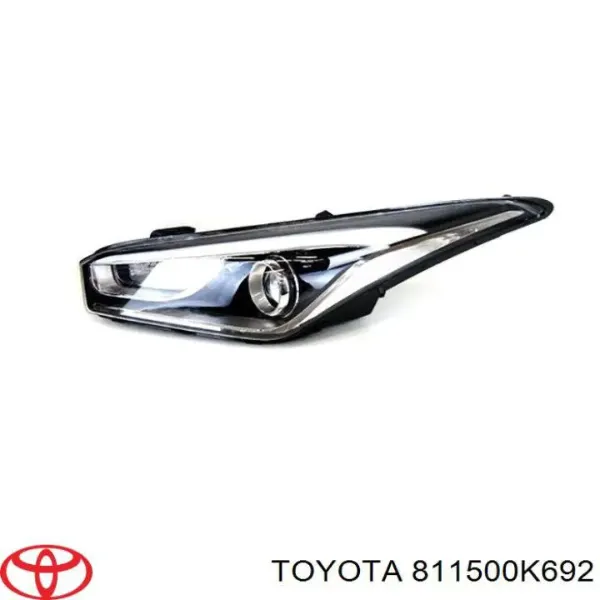 Левая фара 811500K692 Toyota