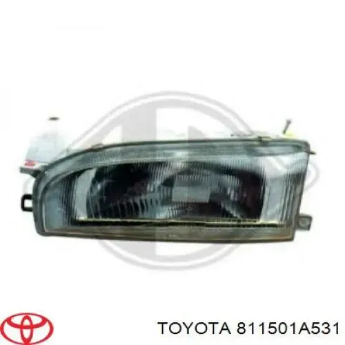 Левая фара 811501A501 Toyota