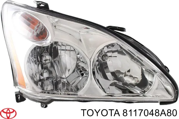 Левая фара 8117048A80 Toyota