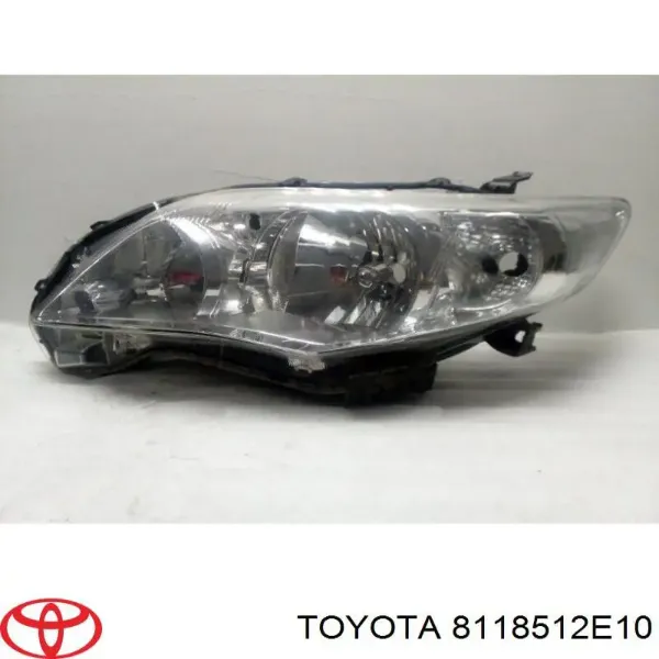 Левая фара 8118512E10 Toyota